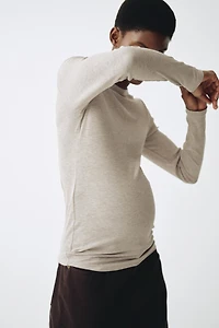 MAMA Haut en jersey côtelé