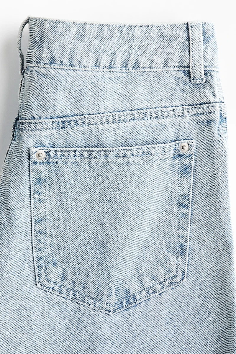 Barrel Leg Regular Waist Jeans