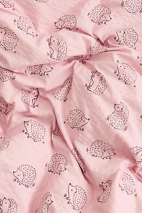 Patterned Seersucker Duvet Cover Set