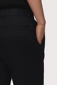 Slim-Fit Linen Suit Pants