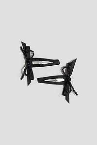 2-Pack Embellished Hair Clips