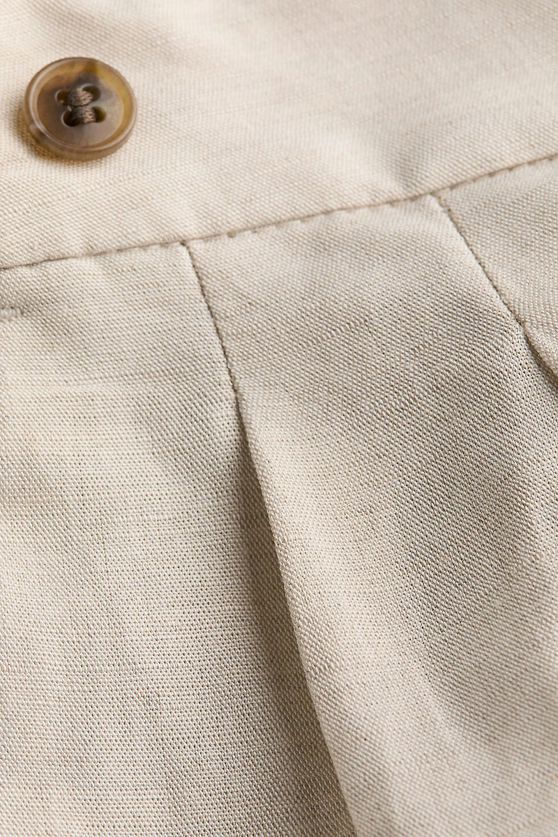Pantalon sur mesure en lin mélangé