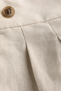 Pantalon sur mesure en lin mélangé