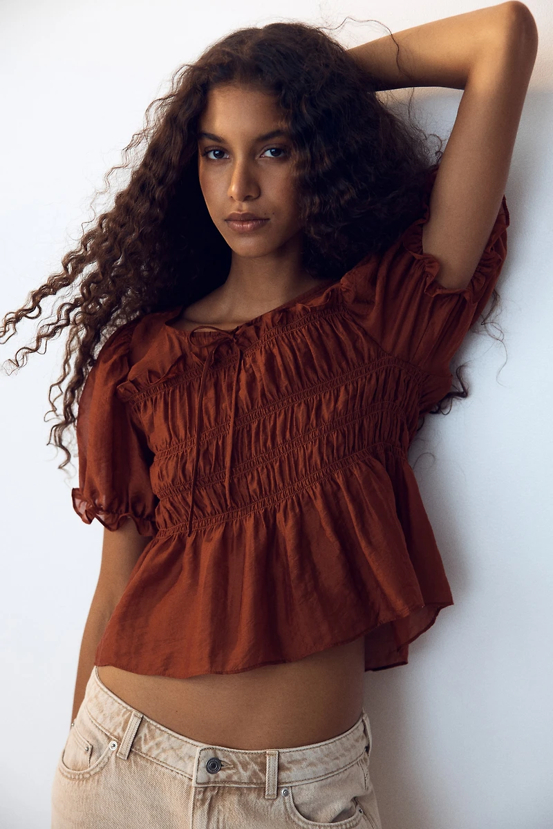 Smocked Blouse