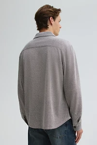 Chemise texturée classique