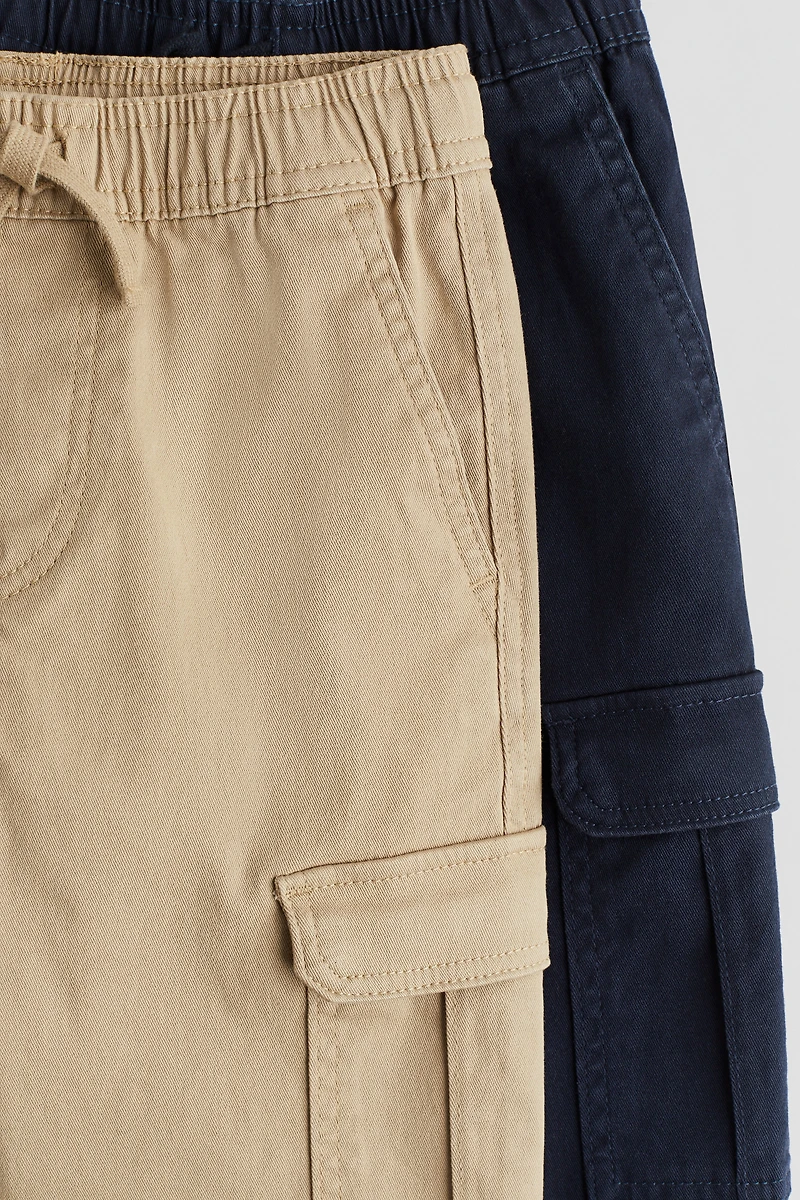 Lot de 2 pantalons cargo