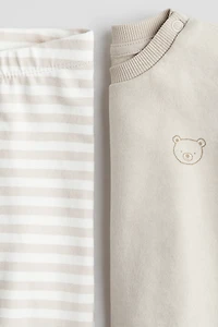 Ensemble 2 pièces avec chandail et legging