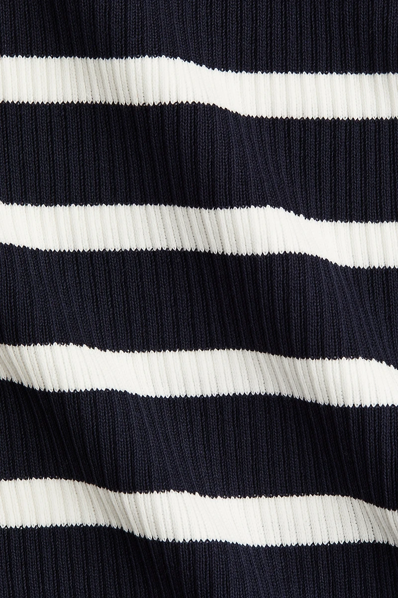 Rib-Knit Bandeau Dress