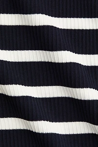 Rib-Knit Bandeau Dress