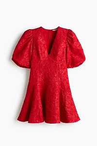 Robe à manches bouffantes