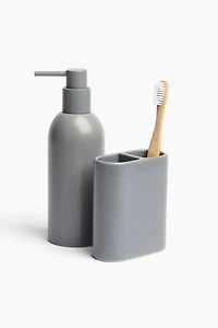 Distributeur de savon en grès cérame