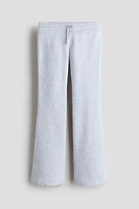 Flared Brushed-Inside Joggers
