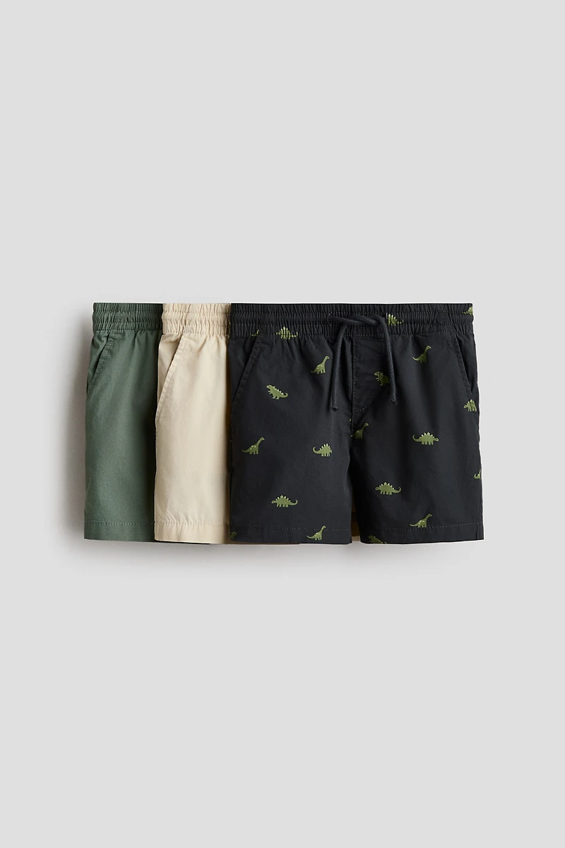 3-Pack Cotton Shorts