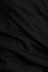 Draped Scarf-Detail Top