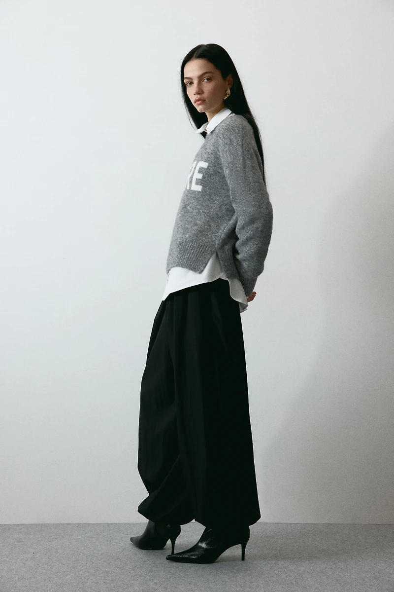 Jacquard-Motif Sweater