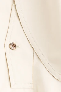 Veste en lin mélangé avec col foulard