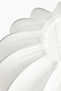 Lampe suspendue habillée de textile