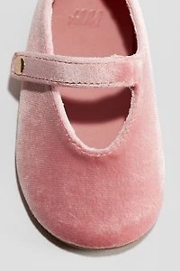 Ballerines en velours