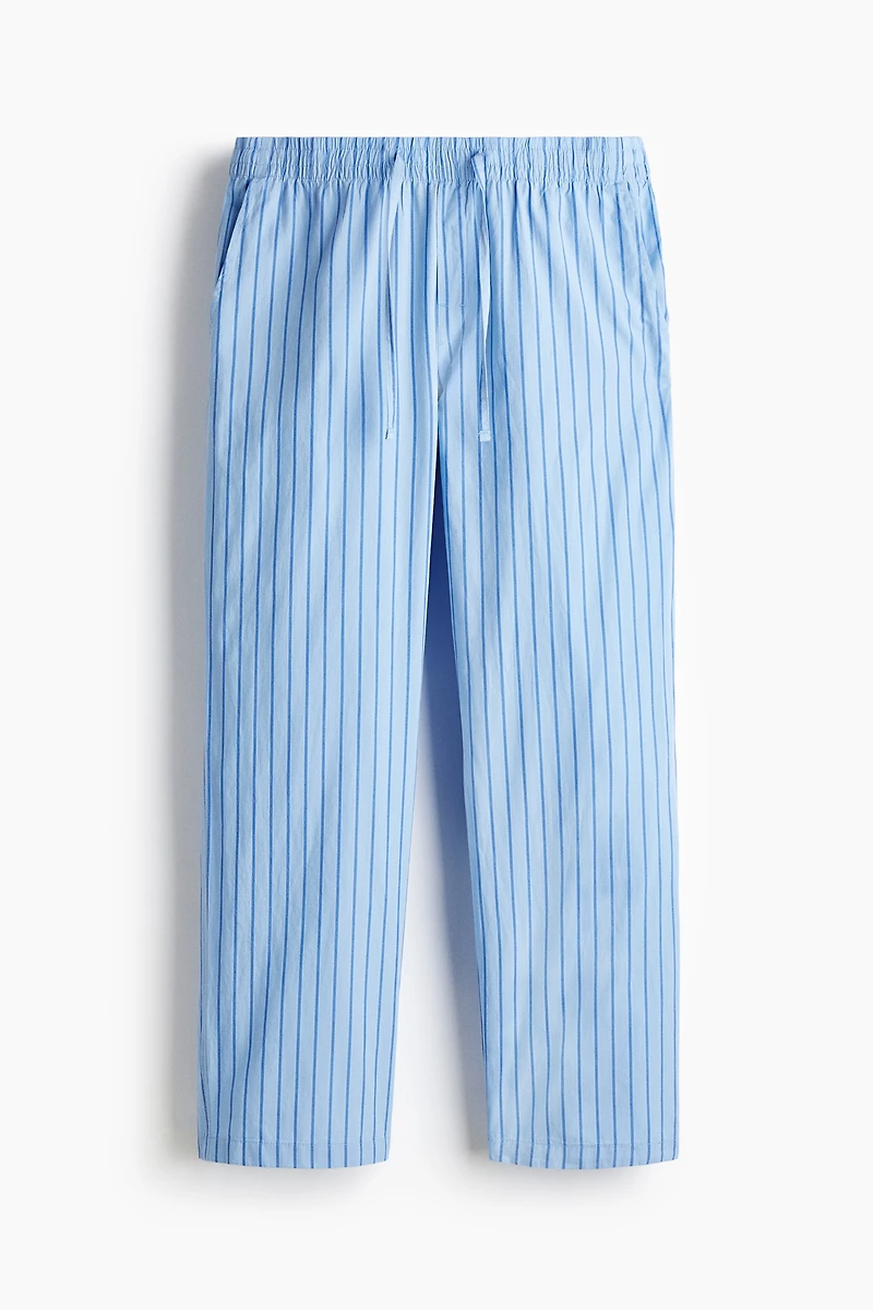 Relaxed-Fit Poplin Pants