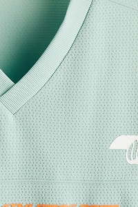 Oversized Printed Mesh T-Shirt