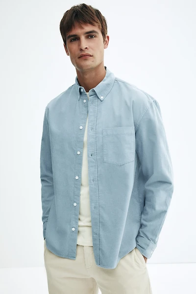 Regular-Fit Corduroy Shirt