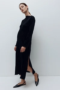 MAMA Glittery velour dress