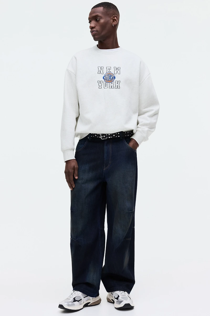 Oversized Printed Sweatshirt