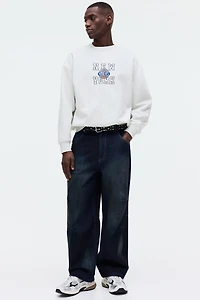 Oversized Printed Sweatshirt