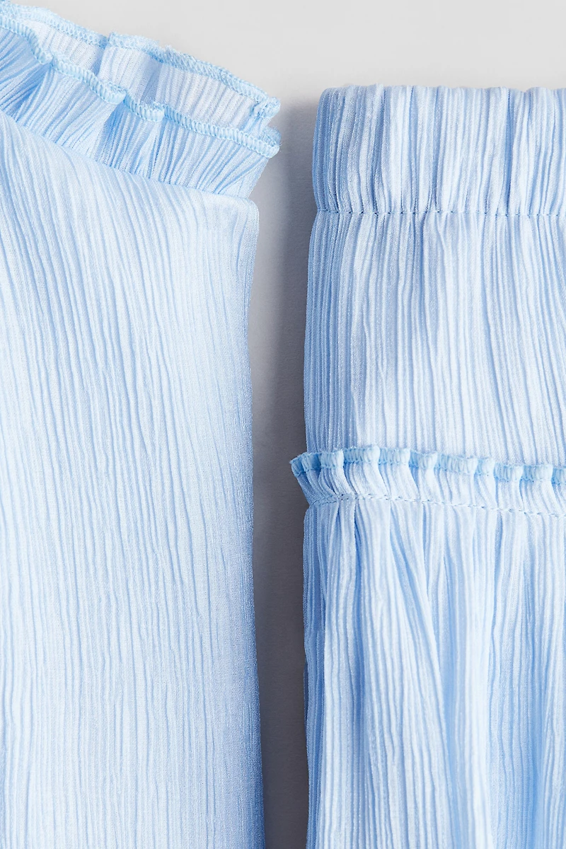 2-Piece Crinkled Jersey Set