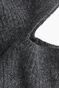 Rib-knit Balaclava