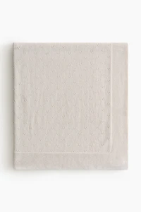 Cotton Pointelle Baby Blanket
