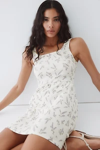Crinkled Jersey Dress