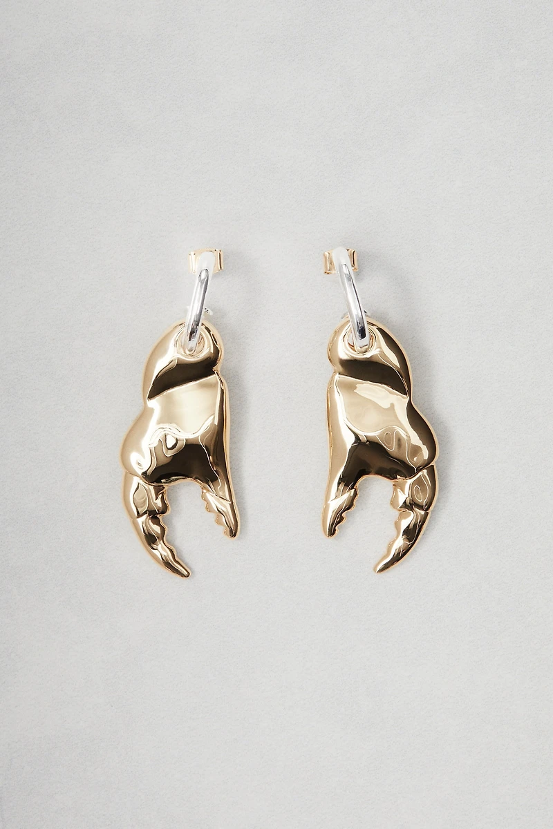 Claw-Pendant Earrings