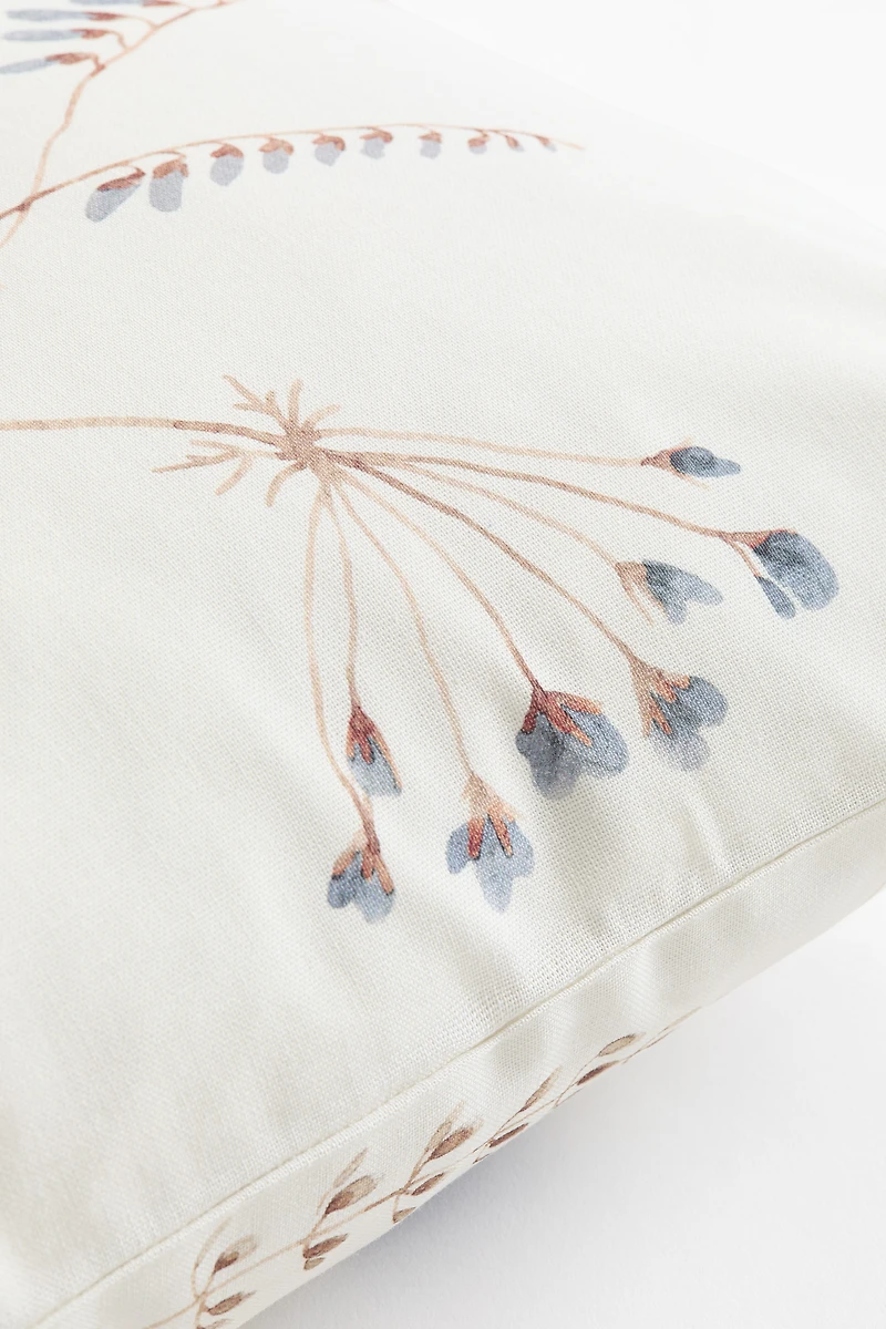 Printed Canvas Cushion Cover