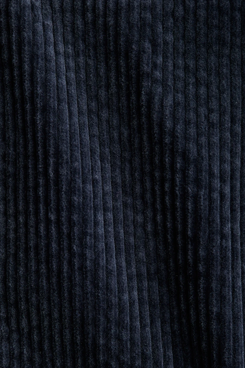 Surchemise en velours de coton côtelé