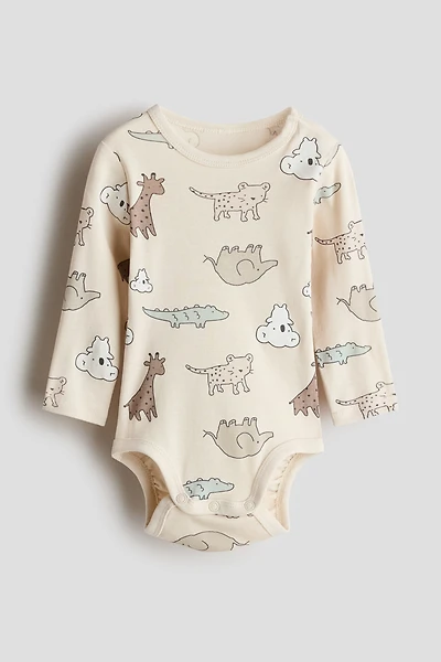 Cache-couche en coton imprimé