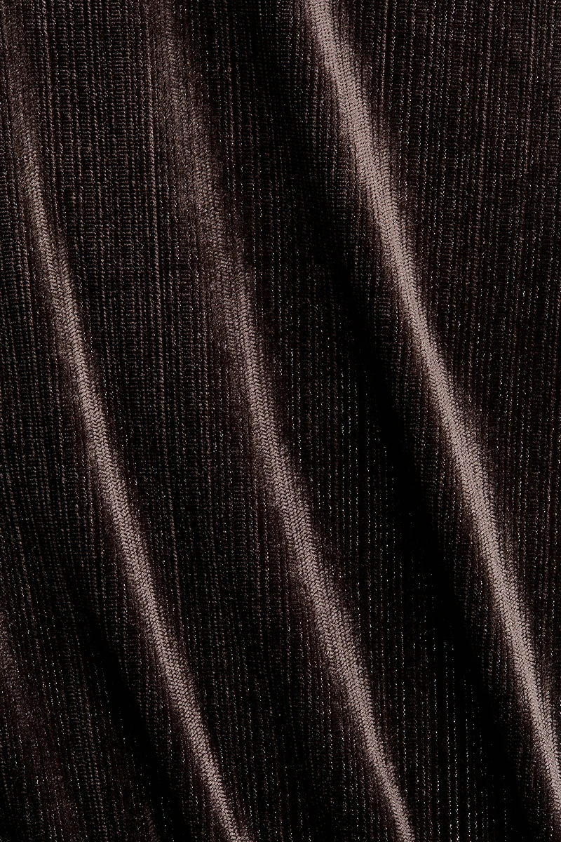 MAMA Glittery velour dress