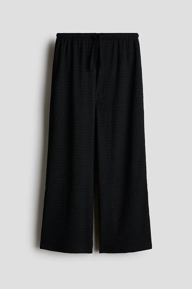 Textured Jersey Pants