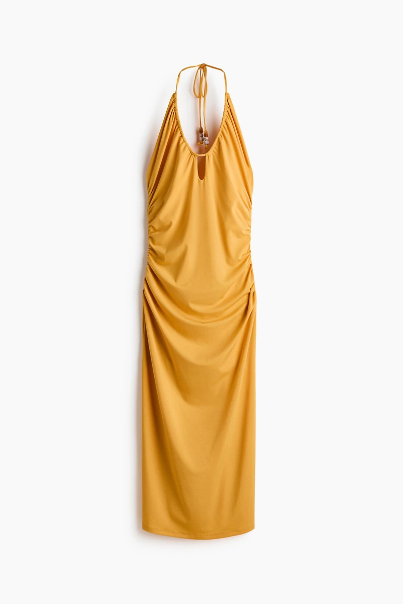 Draped Halterneck Dress