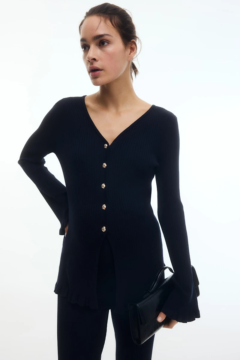 MAMA Chandail en tricot côtelé