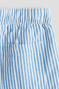 Cotton Seersucker Shorts