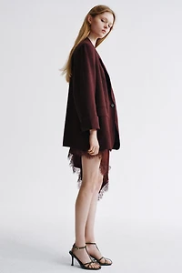 Veston en lin mélangé