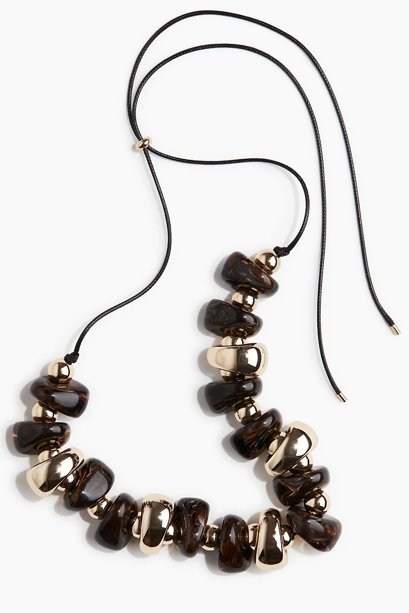 Beaded Cord Necklace
