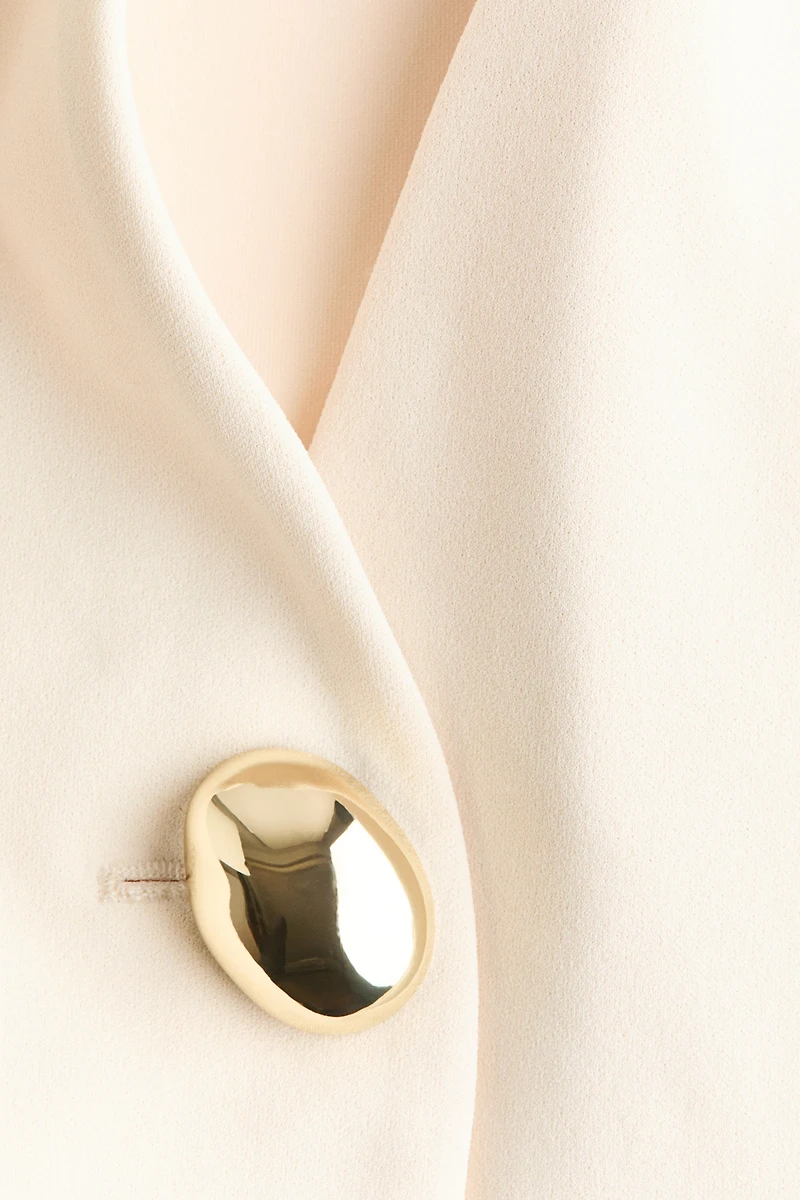 Gilet sans manches en jersey point de Rome