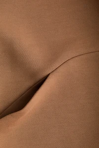 Veste à capuche fermeture éclair en scuba