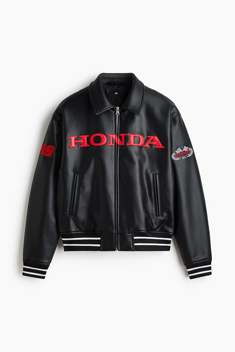 Veste de baseball avec motifs