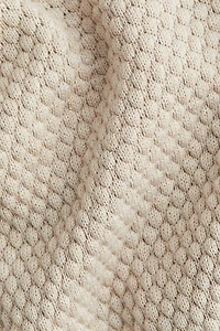 Textured-Knit Romper Suit