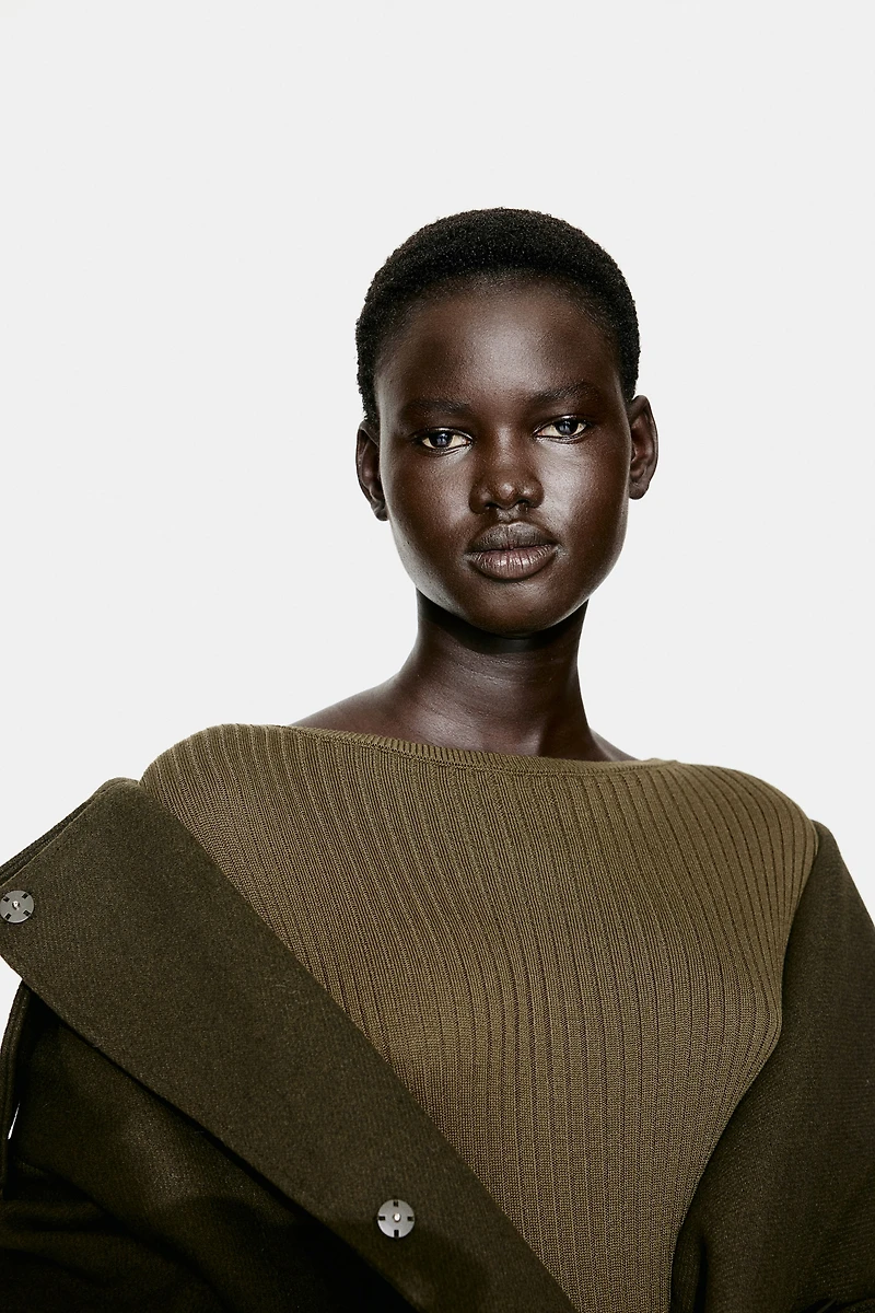 Rib-Knit Dress