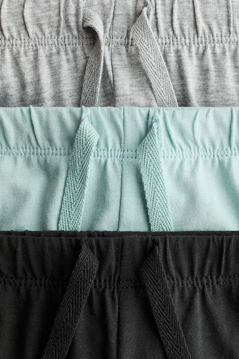 Lot de 3 pantalons jogging en jersey coton