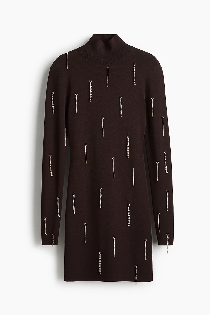 Rhinestone-Embellished Dress